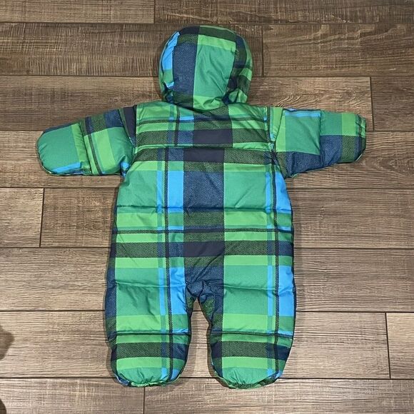 Columbia Baby Snuggly Bunny Bunting Down Hooded Snowsuit 6 Months New - Picture 5 of 10